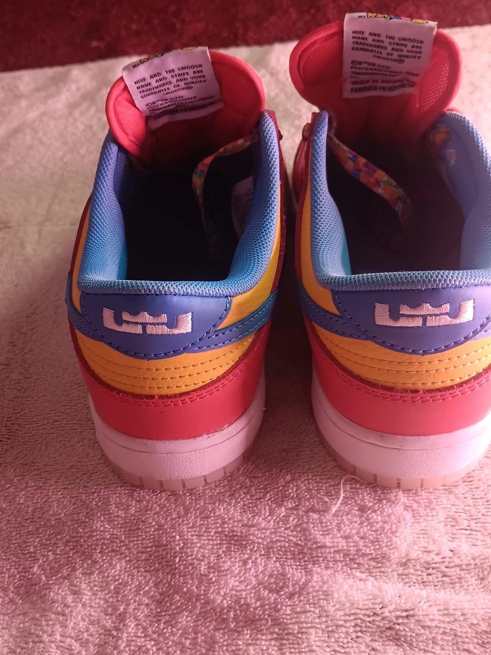 Nike Kids Colorblock Sneakers - Pink, Blue, Yellow
